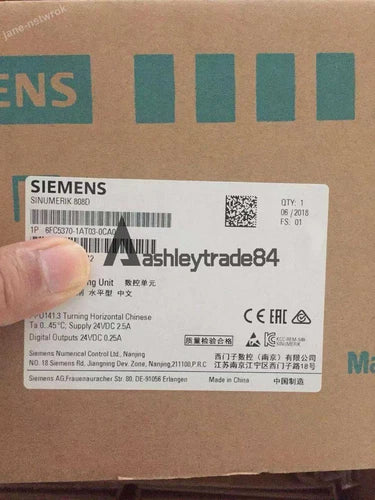1PCS NEW Siemens CNC system of milling machine 6FC5370-1AM03-0CA0