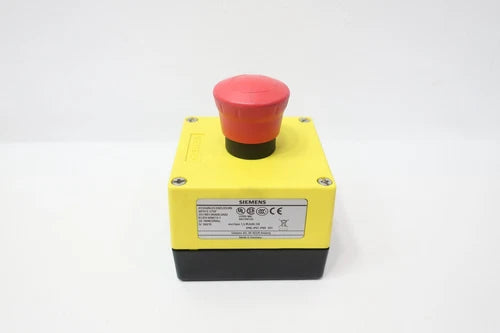 Siemens 3SU1801-0NA00-2AA2 Assembled Enclosure Emergency Stop Button