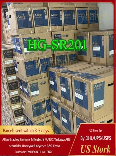 FAST DELIVERY PLC Mitsubishi servo motor HG-SR201 new