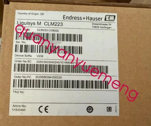 1pcs Endress+Hauser CLM223-CD8005 new via FedEx or DHL
