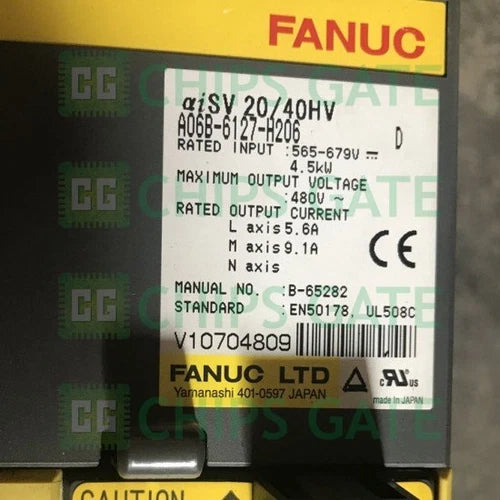 1 pe?a nova Fanuc A06B-6127-H206 servo amplificador envio r¨¢pido com garantia