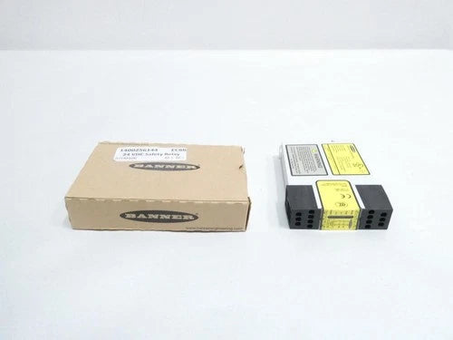 Banner AT-FM-10K 60698 Duo-touch Two Hand Control Safety Relay 24v-ac 24v-dc