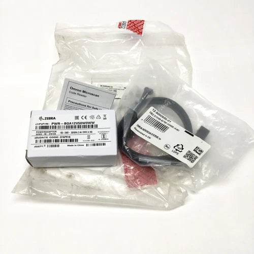 Omron 98-9000182-01 Power Supply Kit 12VDC For HS-360X Microscan Code Reader