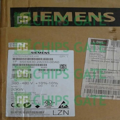 1 pe?a nova em folha SIEMENS 6SE6430-2AD33-0DA0 envio r¨¢pido com garantia
