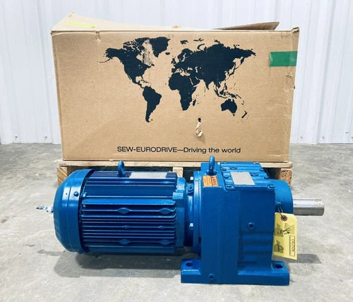 SEW-EURODRIVE R77DRE100LC4/2W AC GEARMOTOR 5HP 3PH 1750RPM 5973-IN-LB 33.47:1