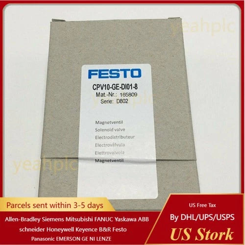 US FREE TAX New Festo CPV10-GE-DI01-8 165809 Solenoid Valve