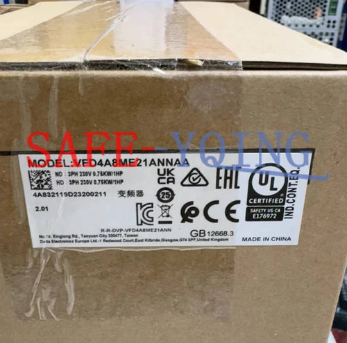 1PC  DELTA VFD4A8ME21ANNAA 0.75KW 220V Inverter new