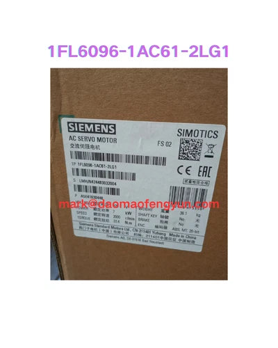 1FL6096-1AC61-2LG1 New  SIMOTICS S-1FL6, SH65, TTL, brake, Fast Shipping, DHL/FE