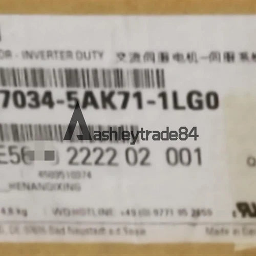 ONE New Siemens servo motor 1FK7034-5AK71-1LG0