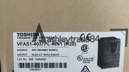 1PCS NEW TOSHIBA 400V INVERTER VFAS1-4037PL-WN1 3.7KW