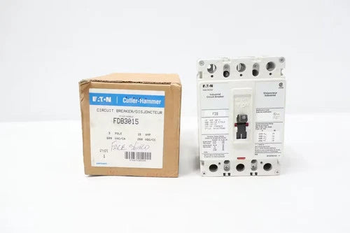 Eaton FDB3015 Molded Case Circuit Breaker 3p 15a Amp 600v-ac