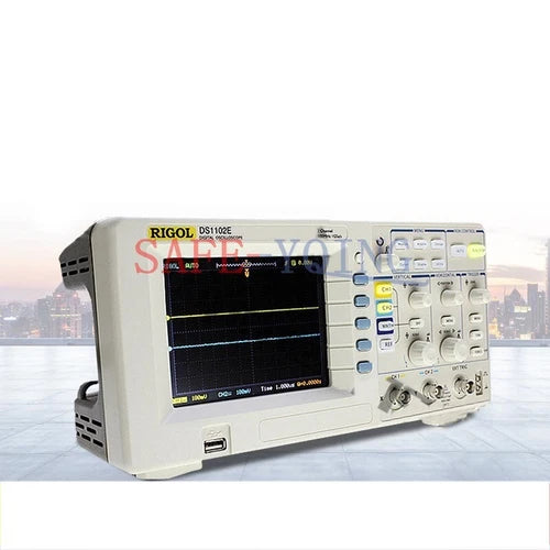 one New RIGOL DS1102E Digital Oscilloscope 2 Channel  100MHz bandwidth 1GSa/s