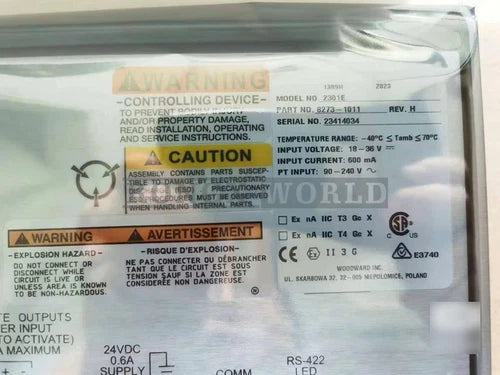 1PC NEW WOODWARD controller 2301E 8273-1011 fedex or DHL