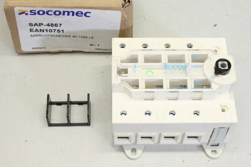 SOCOMEC Tecos  SAP-4867 125A 400V EAN10751 Schalter Switch SAP4867 OVP