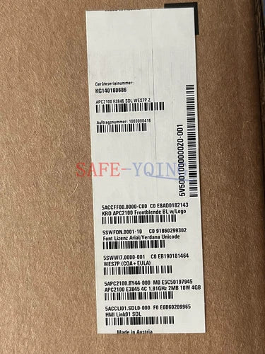 ONE NEW B&R APC2100 CONTROL SYSTEM 5V5001000000Z0-001