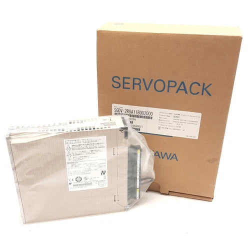 Yaskawa SGDV-2R8A11B002000 Servo Drive, 3PH 200-230VAC, 2.8A 400W Output