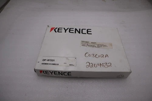 New Keyence OP-87231 ETHERNET CABLE NFPA79 COMPATIBLE M12 MALE 4 PIN STK H649A
Opens in a new window or tab