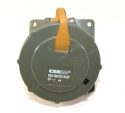 CEEform Anbausteckdose 32A-6h/220-240V~ | 3 polig