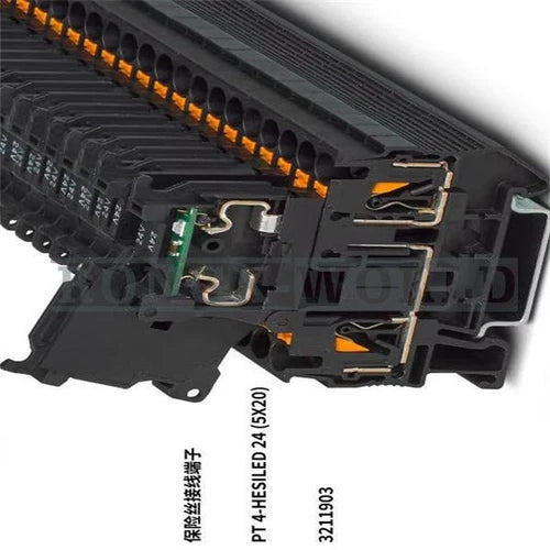 10PCS Phoenix Contact Fuse Terminal PT 4-HESILED 24 (5X20) 3211903 NEW
