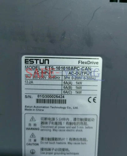 One Used Estun ETS-101010APC-CAN Servo driver