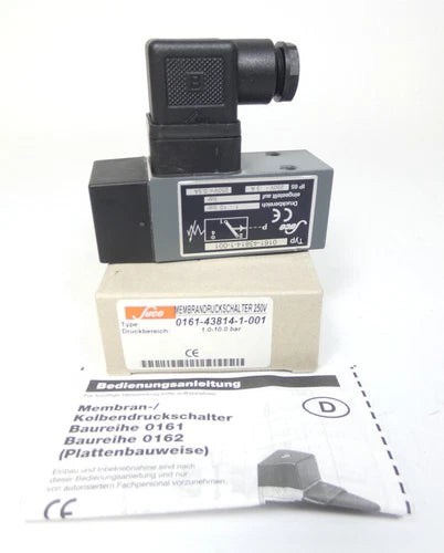 Suco 0161-43814-1-001 Membrandruckschalter | Druckschalter | 250V~ | 1-10 bar