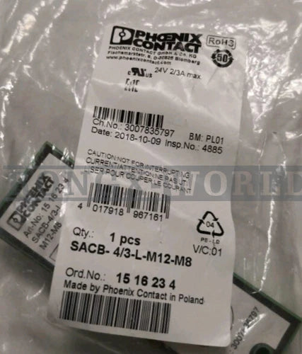 1PC Phoenix Contact SACB-4/3-L-M12-M8 1516234 module New