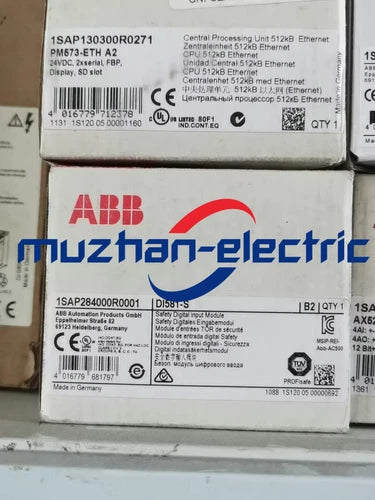 ABB 1SAP130300R0271 PM573-ETH Ethernet LCD Processor Module 512kB Fast ship