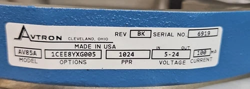 Avtron AV85A Modular Magnetic Encoder                                     Loc6F6