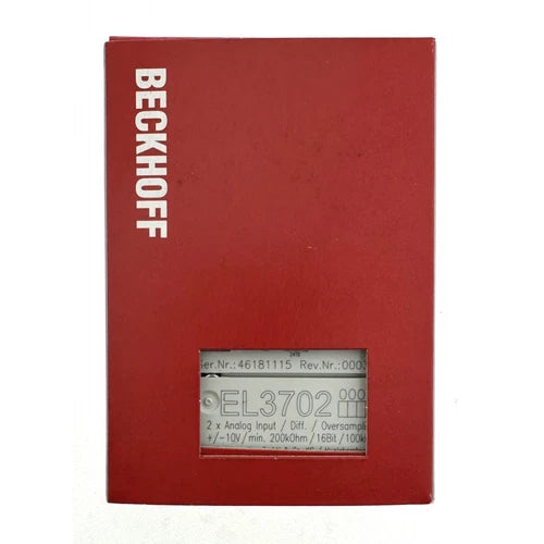 Beckhoff EL3702 EtherCAT - 2-Channel-Analog-Input -  EL3702 - NEU