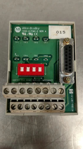 Allen Bradley 1492-AIFM4-3 SER A INDUSTRIAL CONTROL SYSTEM                 3E-15