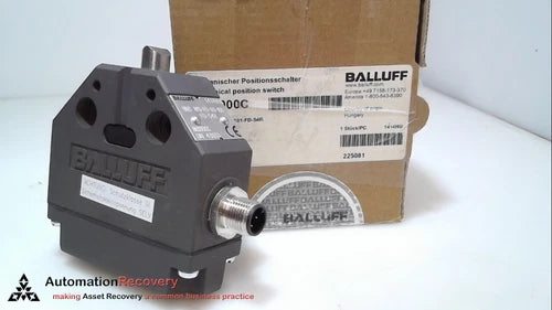 BALLUFF BNS 819-FD-60-101-FD-S4R, MECHANICAL LIMIT SWITCH, BNS000C, NEW #266653