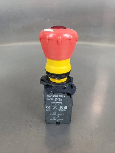 Allen Bradley 800F-X02D/800F-X11D/800F-N3R Contact Block Emergency Switch  4E-37
