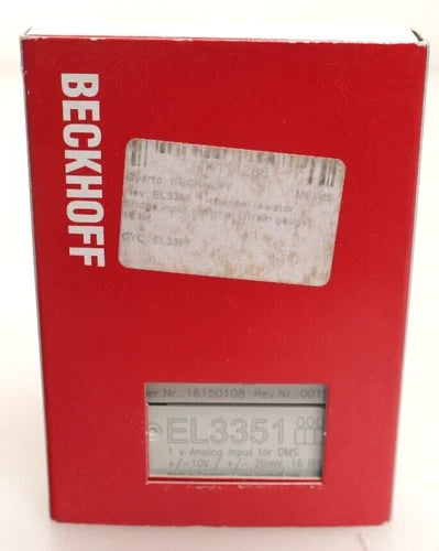 Beckhoff EtherCAT-Klemme, 1-Kanal-Analog-Eingang | EL3351