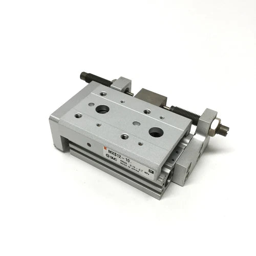 SMC MXS12-10B Air Slide Table Actuator 12mm Bore, 10mm Stroke w/Shock Absorbers