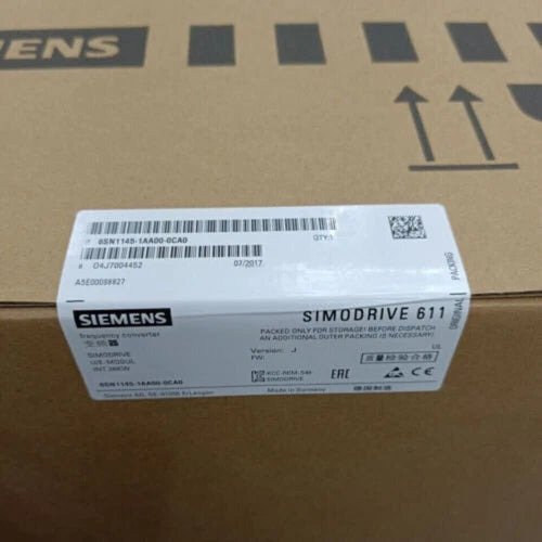 6SN1145-1AA00-0CA0 New SIEMENS SIMODRIVE Digital Control 6SN1145-1AA00-0CA0