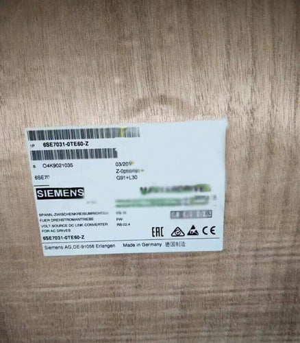 6SE7031-0TE60-Z 1PC NEW Sealed Siemens SIMOVERT VC CONVERTER 6SE7031-0TE60-Z G93