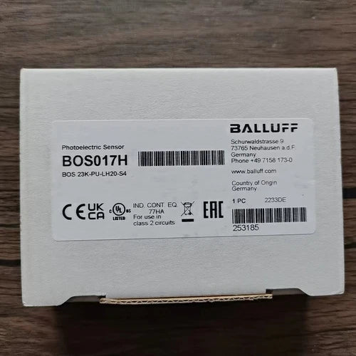 1PC BALLUFF BOS 23K-PU-LH20-S4 BOS017H Photoelectric Sensor New