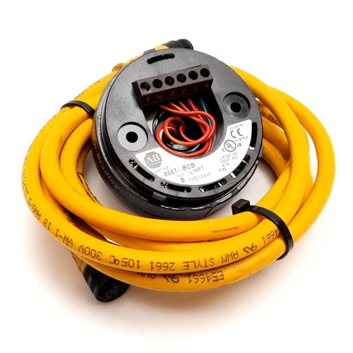 Allen Bradley 855T-BCB Stack Light Mounting Base, 5-Pin Connection, With Cable