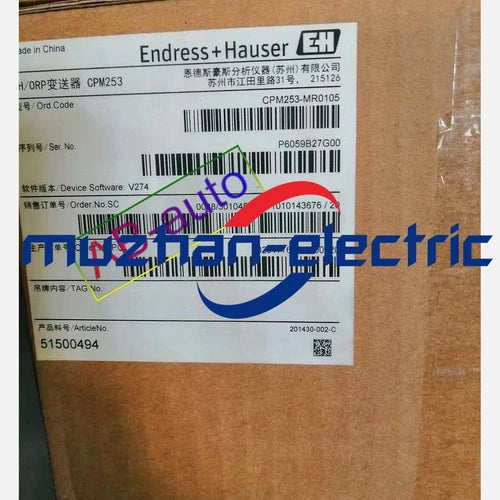 CPM253-MR0105 Endress+Hauser water Analyzer PH transmitter New