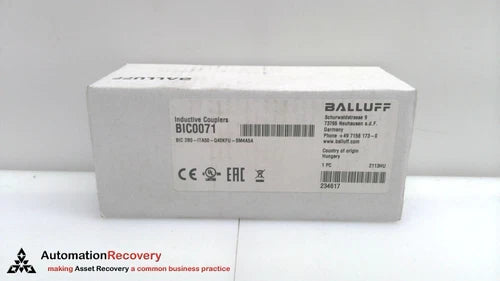 BALLUFF BIC2B0-ITA50-Q40KFU-SM4A5A, INDUCTIVE COUPLER, BIC0071, NEW #279547