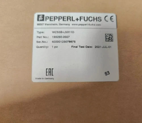 NEW Pepperl+Fuchs code reader WCS3B-LS311D