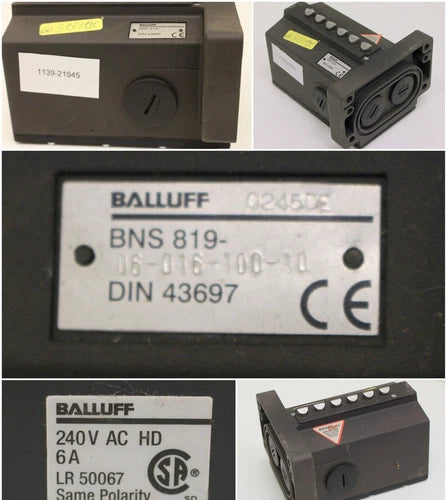 Balluff limit switch BNS 519-B6 D16-100-10 ID. NO. 126950