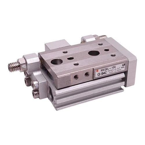 SMC MXQ8L-10A Pneumatic Slide Table, ?8mm Bore, 10mm Stroke, 0.15~0.7MPa, M5