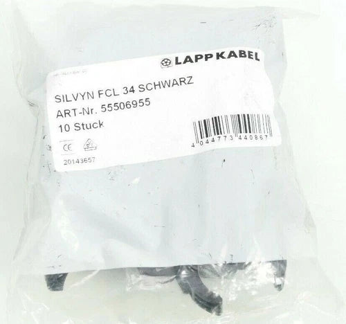 10x LAPPKABEL 55506955 SILVYN FCL 34 Schlauchhalter Schwarz