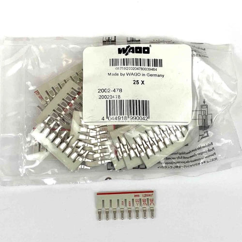 Wago 2002-478 Schachtelbr¨¹cker 8-fach TopJob S lichtgrau 400V 25A (25Stk.), OVP