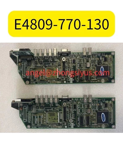 Used  OKUMA Side panel E4809-770-130 for driver MIV04-1-B3 Tested ok,DHL/FEDEX