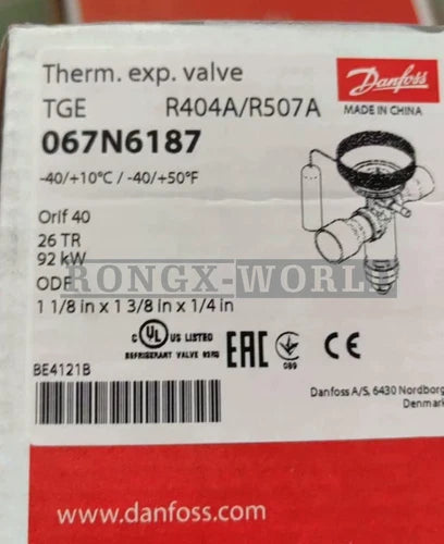 1PC Danfoss 067N6187 Thermal expansion valve New