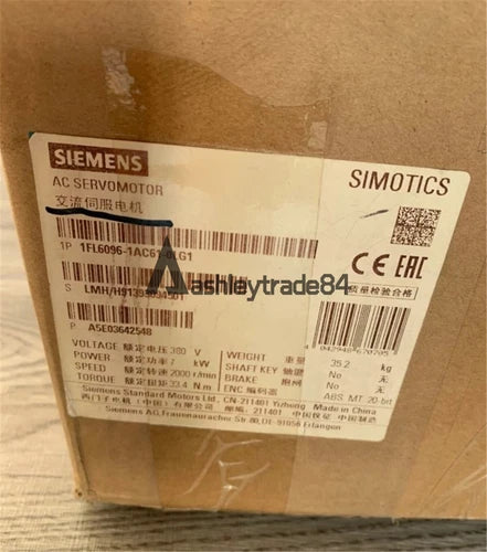 1PCS New Siemens 1FL6096-1AC61-0LG1  V90 7.0KW