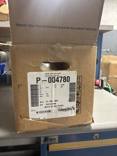 NEW BALDOR RELIANCE ASEA BROWN BOVERI MOTOR P004780 / P-004780 34-6208-3865