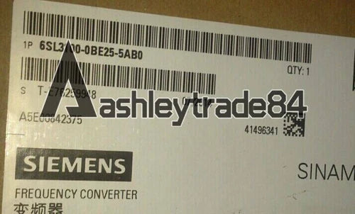ONE NEW SIEMENS FREQUENCY CONVERTER 6SL3100-0BE25-5AB0 6SL3 100-0BE25-5AB0